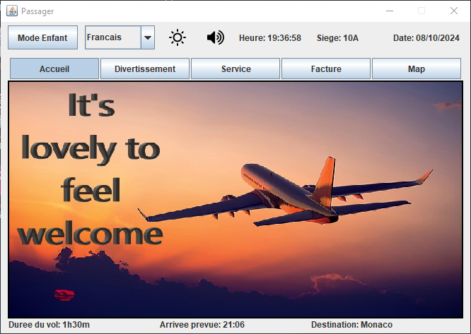 Flight Infotainment Clone